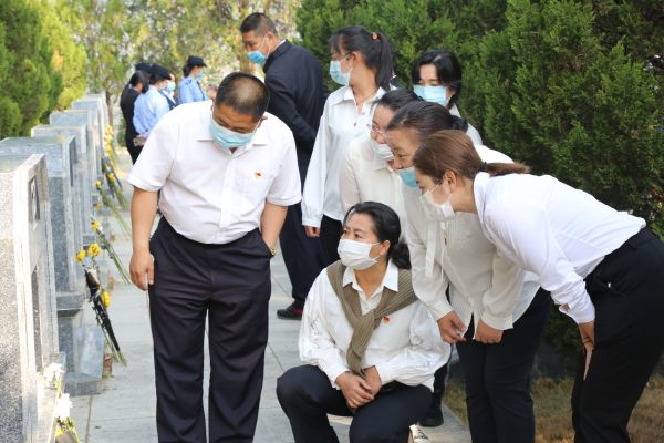 瞻仰烈士墓碑